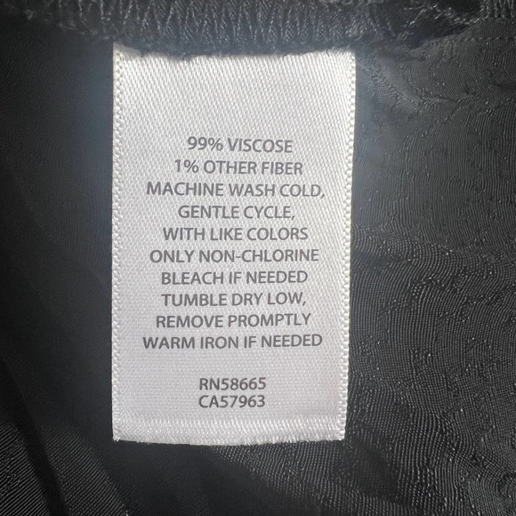 TREASURE & BOND SQUARE‎ NECK PUFF SLEEVE HIGH-LOW BLOUSE BLACK SIZE M NWT - Picture 16 of 16